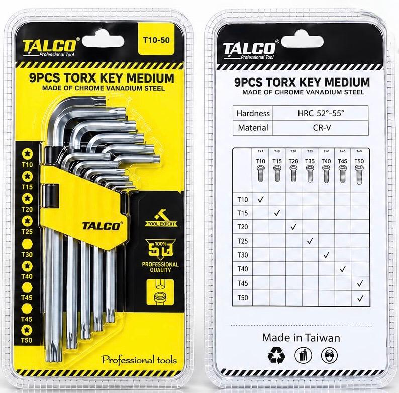 HEX KEY SET STAR (SMALL)