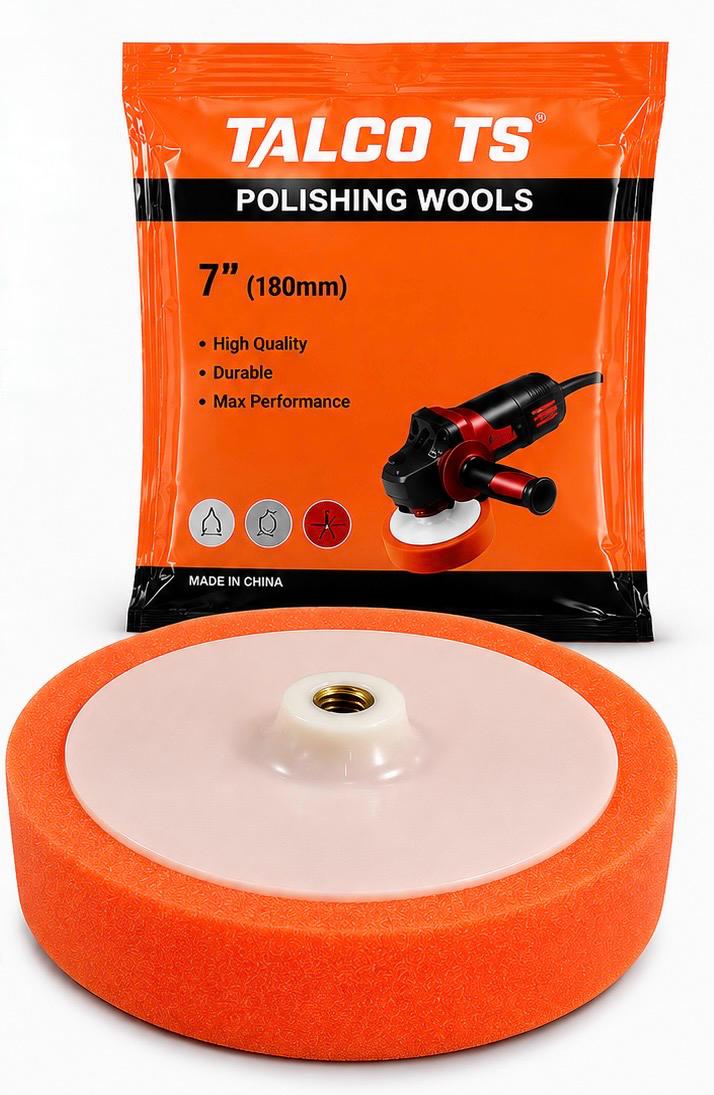 POLISHER FOAM ORANGE 7"SOFT TALCO