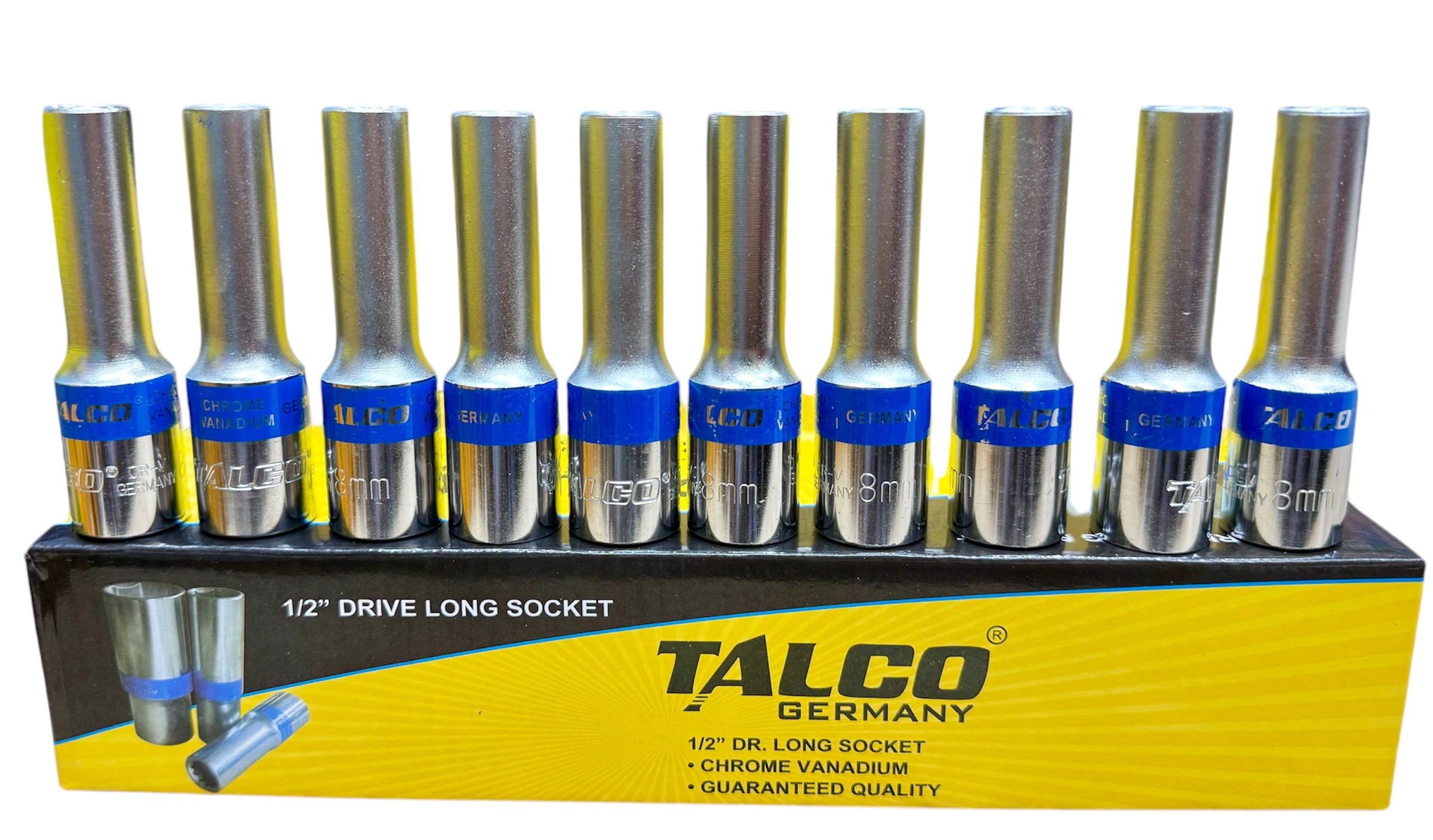 Socket Long Socket Long 1/2 Dr. 6PT  8MM - 32MM